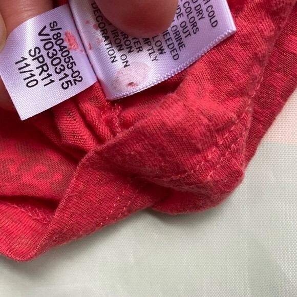 Banana Republic Top Womens Sz S Red Short Sleeve Casual Tee VTG - Picture 9 of 10